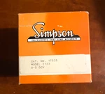 Simpson Electric Panel Gauge Meter Model 2123 Cat No. 17525 0-5 Dc Vol New. Fixed Price $30.00.