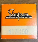 Vintage Simpson/mercer Dc Volts Meter Model 407-150 New Box. Fixed Price $99.00.