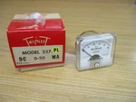 Triplett 227-PL Dc 0-50 Ma Panel Meter 227PL. Fixed Price $114.77.