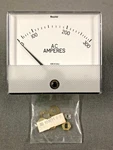 Weschler GA-372 (644B639A18) Analog Panel Ammeter 0-300 ACA/5A Case Size 4.5". Fixed Price $26.00.