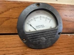 Vintage Weschler 5 Ampere Ac Current 2-3/4 Diameter Panel Hole. Fixed Price $40.00.