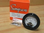 Simpson 01550 Panel Meter Modified & Calibrated. Fixed Price $120.77.