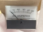 Hoyt Ammmeter CK-910-50MAAC-50AAC, 50A, Bass 140-1640-050 (nos). Fixed Price $20.00.