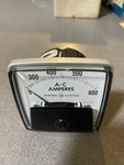 General Electric 50-162141LSSJ2 Panel Meter To 600 Ac Amperes Analog. Fixed Price $12.00.