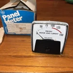General Electric 53-100L533LSPZIB Motor Load Current Panel Meter 0-150PERCENT. Fixed Price $14.99.