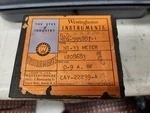 Vintage Westinghouse 1208683 2" Panel Meter Amperes NT-33 CAY-22239-A. Fixed Price $48.95.
