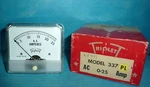 Triplett Ac Amperes Panel Meter 0-25 Amps Model 337-PL W/ Orig Box. Fixed Price $11.98.