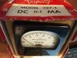 Vintage Triplet Gauge Ammeter Dc Scale Model 327-T Steampunk To 1 Ma. Fixed Price $12.98.