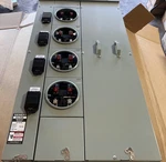 Siemens WP4411 Uni Pack 4- Gang 400 Amp 125 Meter. Fixed Price $1349.99.