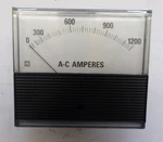 Square P/N:CLE8-A4A122 Ac Ammeter Transformer Rated Scale 0-1200A 5A 60HZ. Fixed Price $40.00.