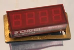 Datel DMS-30PC-1-RS Vintage Digital Panel Meter W/ Metal Clip 4X7-SEGMENT. Fixed Price $27.00.