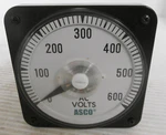 Asco Bryam 103021PZ600V Type AB-40P Frequency Meter Range 0/600VAC Input 150VAC. Fixed Price $115.92.