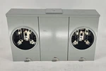 Durham ITT3202U 2-GANG Meter Socket 320A Total (200A Per Position) Ringless Used. Fixed Price $400.00.