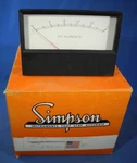 Simpson Panel Meter 0-2 Dc Kilovolts Model 523 **new Old Stock!!**. Fixed Price $49.99.