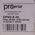 Prosense DPM2-E-HL Digital Panel Meter. Fixed Price $109.00.