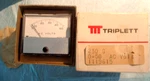 New In Box 4X4X4 Triplett Panel Meter Model 230G Volts 0-50VAC 1119615. Fixed Price $12.99.