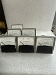 Lot Of 6 Lambda Dc-amperes Meter 1.5 New Nos BIN2. Fixed Price $90.00.