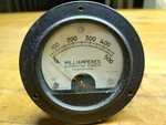 Hickok Model 47MR Ac Ammeter (0-500 Ma) Panel Mount 3.0 Inch Nos 1950S. Fixed Price $20.00.