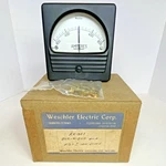 Vintage Weschler Electric 291B230A18 RX-351 Panel Meter 800-0-800 Dc Amps Nob. Fixed Price $99.95.