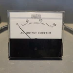 Jewell Electrical Instruments Output Current Meter, 0-30, Model MS34-AC. Fixed Price $23.75.