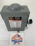 Square DU322RB 60A 3P 3W 240VAC Non-fusible General Duty Safety Switch Nema 3R. Fixed Price $183.65.