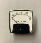 Yokogawa YE/50-250344PZPZ1, 0-150 A-c Voltage Panel Meter (B103). Fixed Price $35.00.