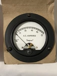 Simpson 03432 Model 55MD Round Analog Panel Meter 0-75 Aca Nos Amps Unl New Rugg. Fixed Price $165.00.