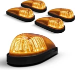 2021 Amber Led Teardrop Cab Marker Lights Black Base Universal Fit Truck Rv Van. Fixed Price $64.97.