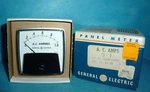 General Electric Ac Amperes Panel Meter 0-1 Type AW-91 W/ Orig Box. Fixed Price $23.96.