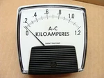 Nos Ac A-c Kiloamperes Panel Meter Gauge 1.2 Current Transformer. Fixed Price $20.00.