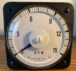 Vintage General Electric Tachometer Voltmeter Model DB-18 U.s.a. 15 = 1,000 Rpm. Fixed Price $48.99.