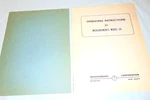 Measurements Model 59 Megacycle Meter Operating Instructions 1947 24 Pages. Fixed Price $8.44.