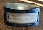 General Electric Thomson Ammeter Antique 1900S Steampunk Gauge 31485. Fixed Price $150.00.