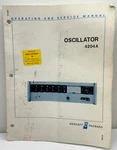 Vintage Hewlett-packard Hp Oscillator 4204A Operating & Service Manual Read Used. Fixed Price $12.99.