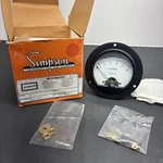 Nos Simpson Model 55 Meter Gauge 0-30 Volts Ac Amp Industrial Equipment Panel. Fixed Price $29.99.