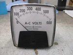 Ac Voltmeter 50-162031PZSJ2 Range: 0-600V Used. Fixed Price $20.00.