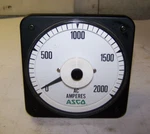 Asco Crompton BLS-77 0-2000 Ac Amperes Panel Meter 491942-014. Fixed Price $67.49.