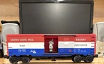 Lionel Gauge United States Mail Box Car 9301 Red White Blue Analog Blt 1-72. Fixed Price $9.99.