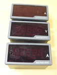 Inlu Panel Meters, IN48-DP4S, See Pictures And Description Used, Lot Of 3. Fixed Price $10.00.