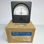 Vintage Weschler Electric 291B230A11 RX351 Panel Meter 100-0 Dc Amps Nob. Fixed Price $129.95.