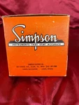 Simpson 8741 Dc Microamperes 0-50 Panel Meter. Fixed Price $30.00.