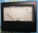 High Precision Panel Meter Weston Model 1931 FS=500 Ua 0-200 Tested. Fixed Price $29.99.