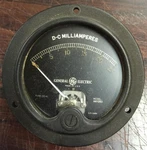 Vintage General Electric Type DO-41 D-c Milliamperes Panel Meter 0-25MA. Fixed Price $19.99.