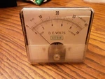 Hickok Volts Analog Panel Mount Meter Tested. Fixed Price $10.00.
