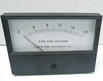 D-86461906 Cambridge Meter 0-20 Ppb Diss Oxygen/ FS=1MA New Old Stock. Fixed Price $35.00.