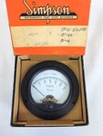 Simpson Instruments Model #8574 Cat. #03691 Panel Meter Nos T244G. Fixed Price $24.95.