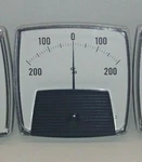 New Old Stock! Yokogawa Panel Mount 200-0-200% Dc Volt Meter 250321MTMT8JBH. Fixed Price $14.41.