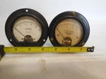 Vintage SIMPSON(0-5) &JEWEL(0-25) Dc Amperes 3 In. Panel Meters. Fixed Price $19.99.