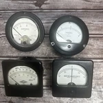 4 Vtg Panel Meters Marion Electric, Weston Instruments, Roller-smith & Metermod. Fixed Price $100.00.
