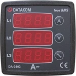Datakom DA-0303 Digital Ammeter Panel (3 Phase), 170-275V Power Supply. Fixed Price $97.00.